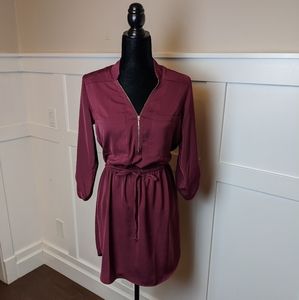 Dynamite Maroon Dress